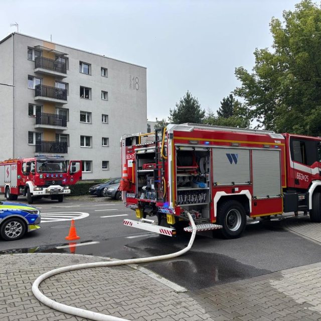 Awaria instalacji elektrycznej w Radlinie: Pożar ewakuował 20 osób