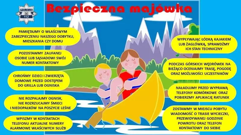 Bezpieczny weekend majowy - zachowaj ostrożność!
