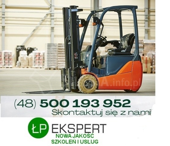 Kursy wózki widłowe,HDS,Zwyżki,Suwnice,Pilarki,ADR