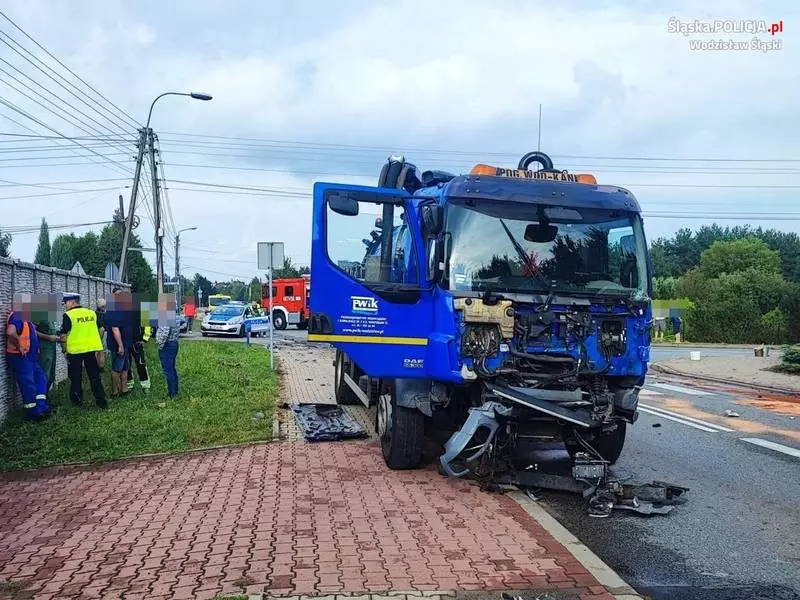 Śmiertelny wypadek na ulicy Czyżowickiej w Wodzisławiu Śląskim