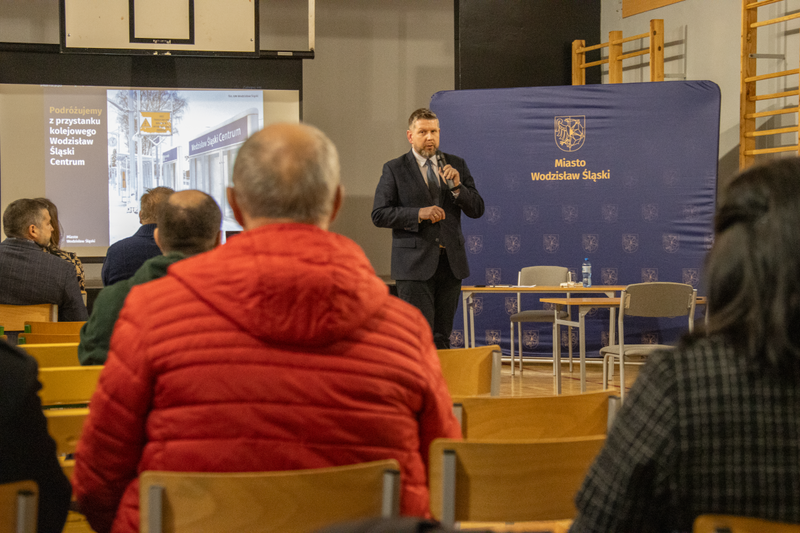 Spotkanie prezydenta z mieszkańcami Starego Miasta w Wodzisławiu Śląskim