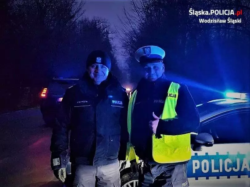 Wodzisławscy policjanci pomagają na granicy z Białorusią / fot. KMP Wodzisław Śląski
