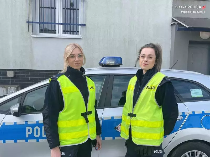 Wodzisławskie policjantki pomogły w reanimacji mężczyzny
